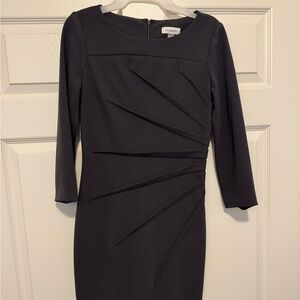 Calvin Klein size 4 dress, charcoal grey